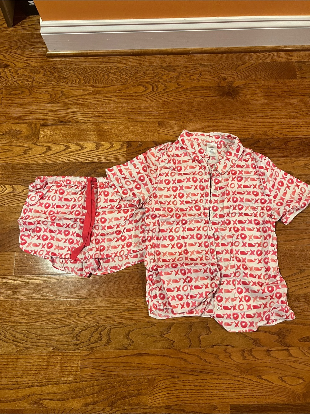 Vineyard Vines Pink & White XOXO Pajama Set